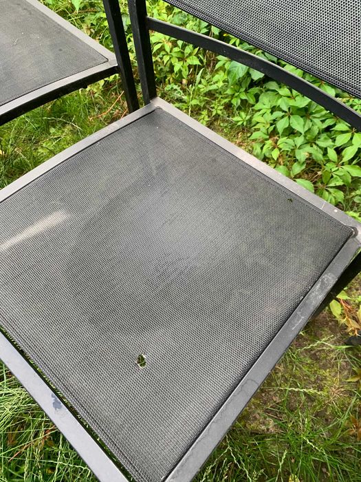 Krzesła ogrodowe do restauracji, hotelu czarne GO IN