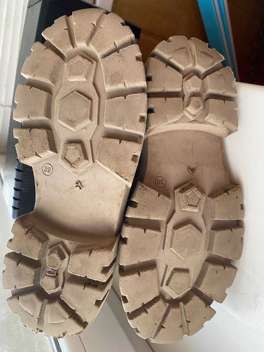 зимние ботинки берцы  кожаные 39р