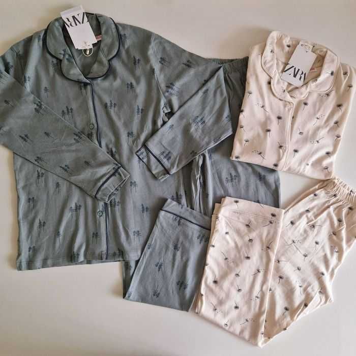 Пижама zara с воротничком 128