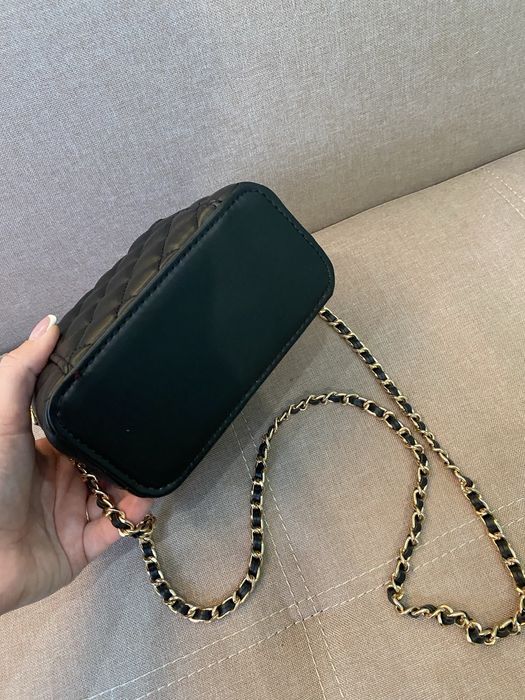 Сумка chanel lambskin чорна