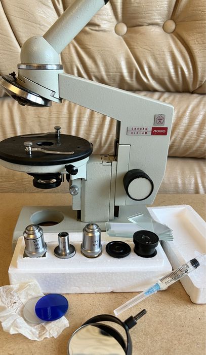 Мікроскопи Біолам Моно та Біно, МБР-1, 1-А, Юнати та УМки ! БУ і Нові