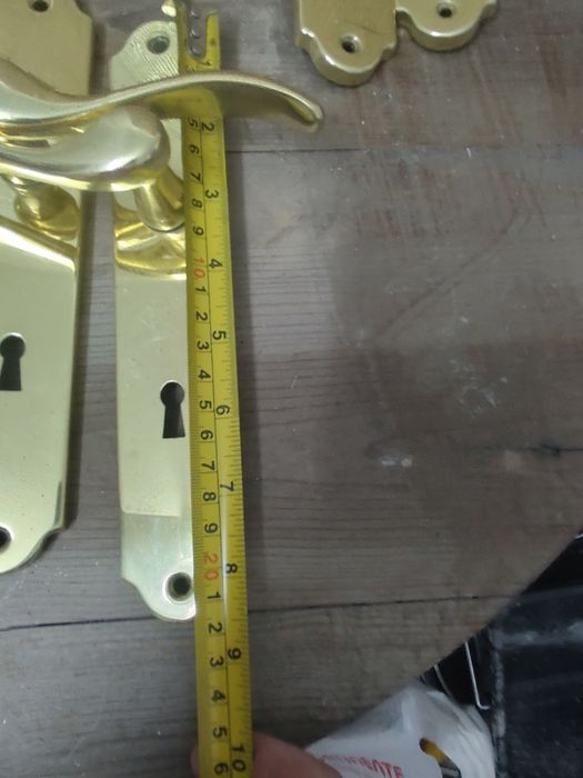 5 pares de puxadores de porta antigos