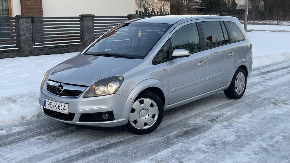 OPEL ZAFIRA B 1.8 06r Klima Hak Elektryka 7-osobowy OPŁACONY z Niemiec
