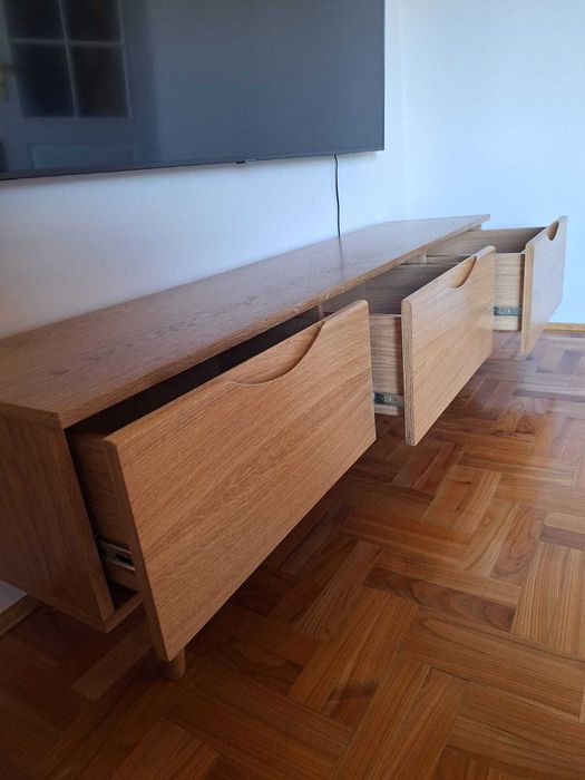 Szafka RTV 170cm drewniana z 3ma szufladami (do pokoju, pod telewizor)