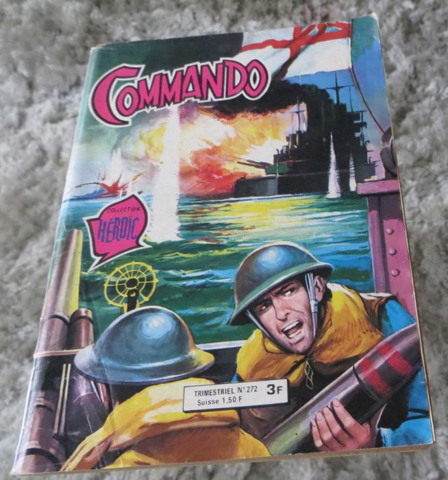 BD Coleção Commando  Héroic - 2 livros Nº 272 e Nº 273 de 1981/1982