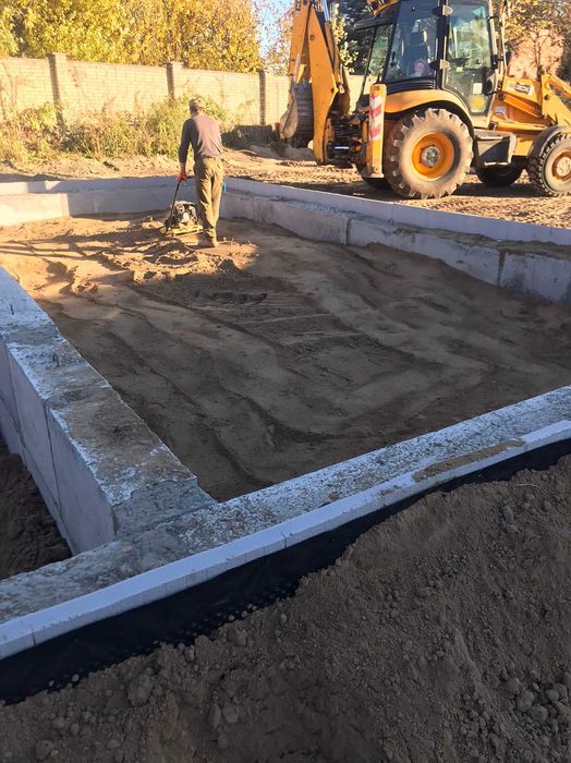 Строительные работы под ключ. Фундамент. Будівництво будинків під ключ