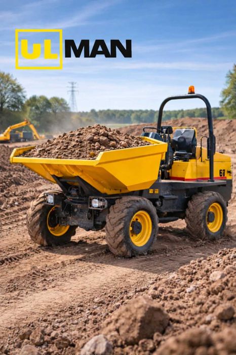 Wynajem wozidło 2-6 ton Wypożyczalnia miniwywrotka 2-6t