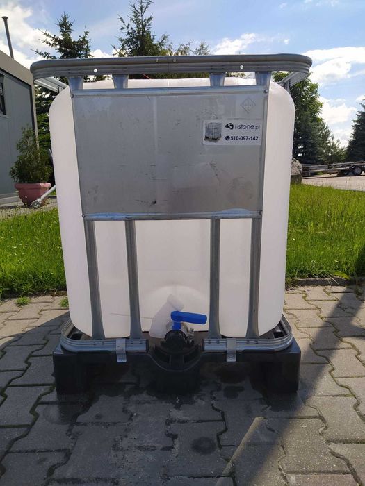 Zbiornik IBC Reco 600l atest spożywczy Nowy wkład