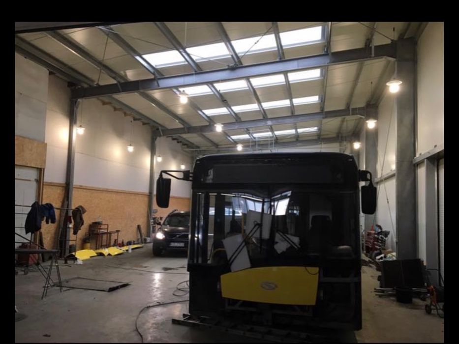 Wynajme halę z kabiną lakierniczą 400m2