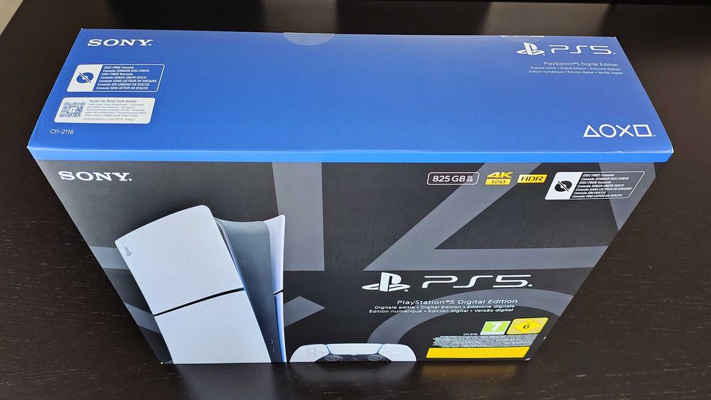 PlayStation 5 Slim Digital 825GB ** Desbloqueável ** Nova Lacrada **