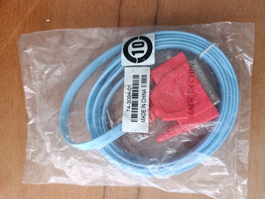 Кабель комп'ютерний  Cisco Console Cable RJ45 to DB9-RS-232