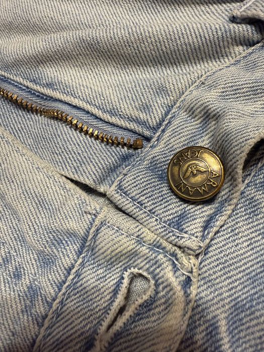 Оригінальні жіночі  джинси Armani, skinny, світлі, р.28