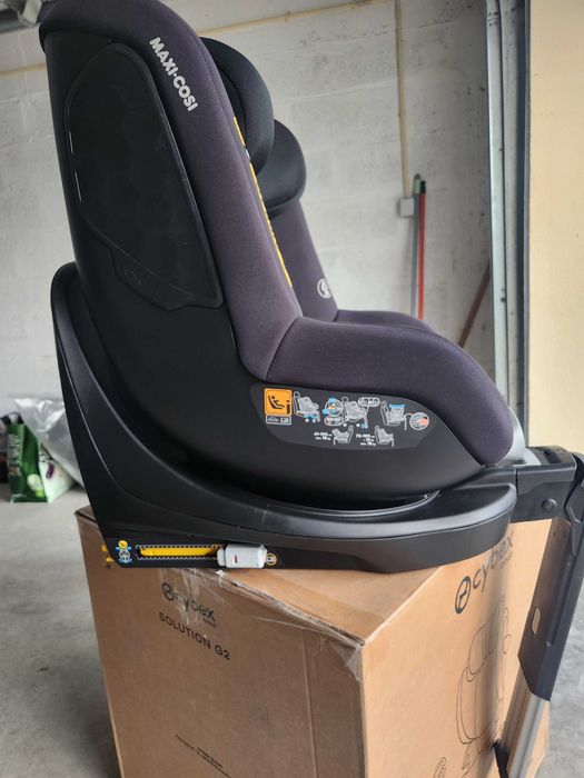 Maxi-Cosi Mica Eco i-Size — Cadeira rotativa 360° | Bom estado | Sem acidente