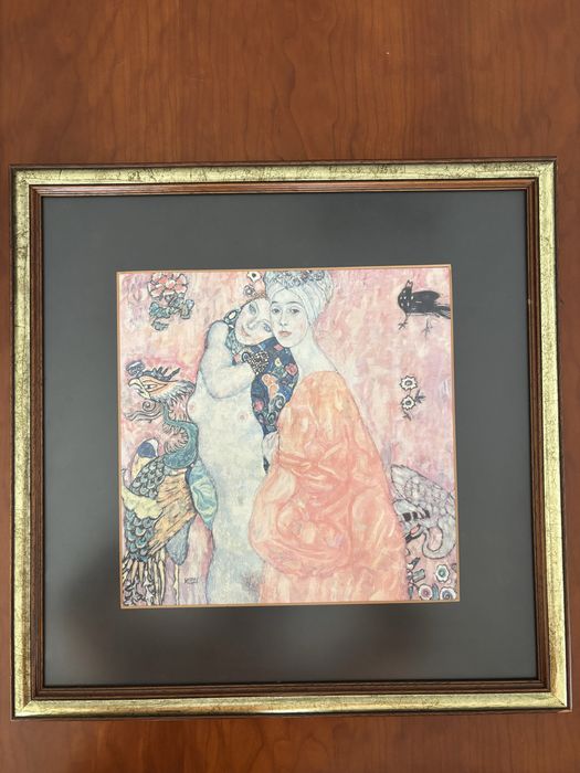 Coleção 6 replicas de Gustav Klimt com molduras