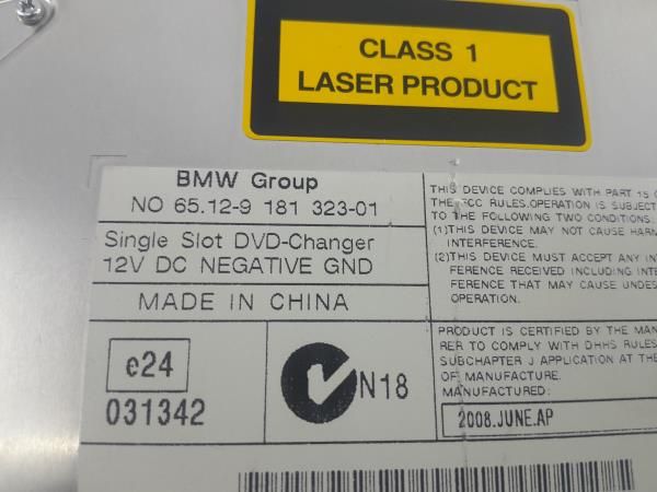Caixa / leitor CDs BMW X6 (E71, E72)