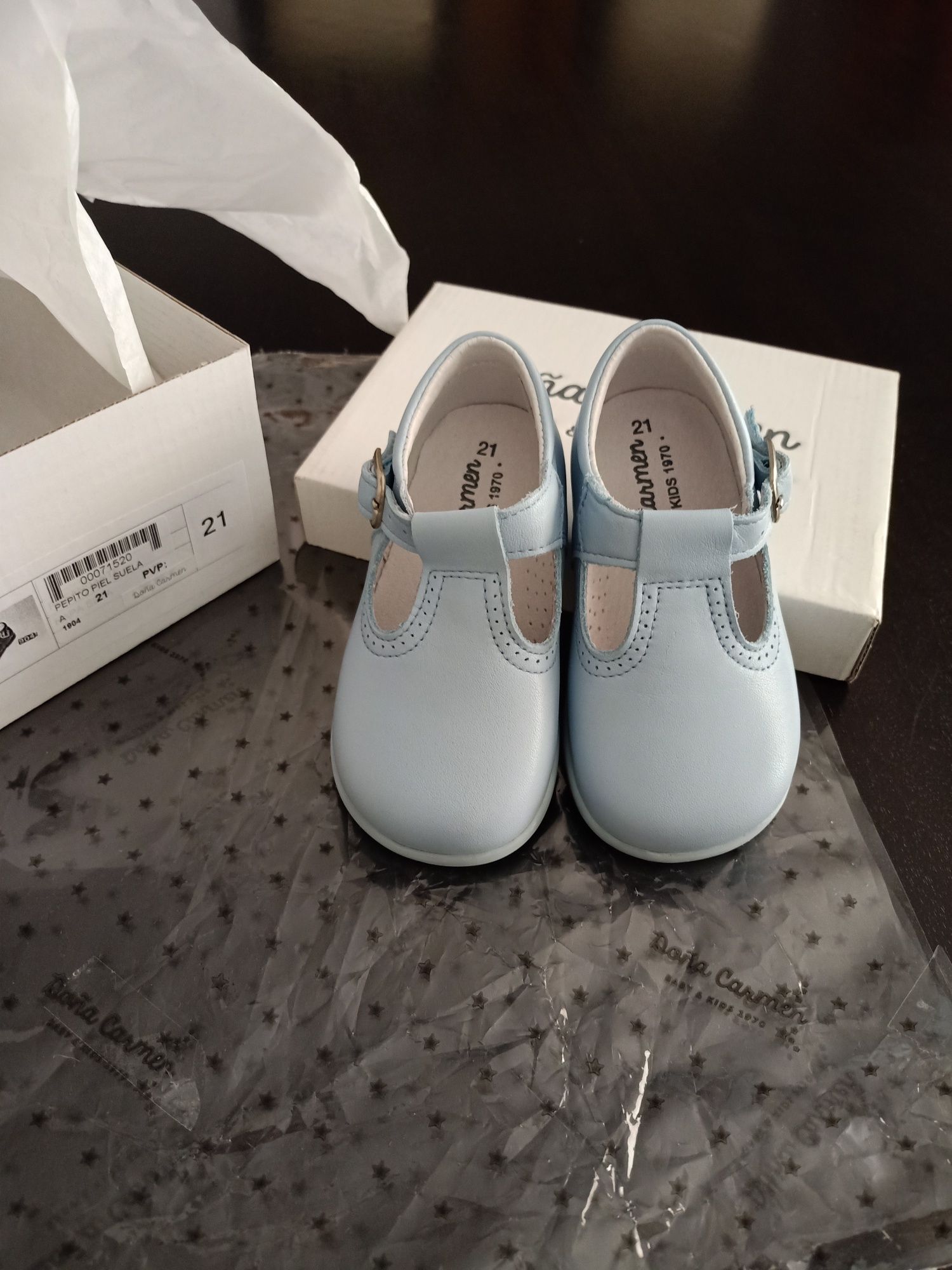 Sapato azul bebe 2025