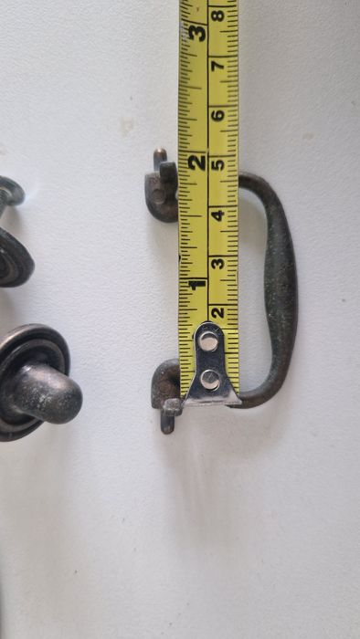 6 puxadores antigos para gavetas