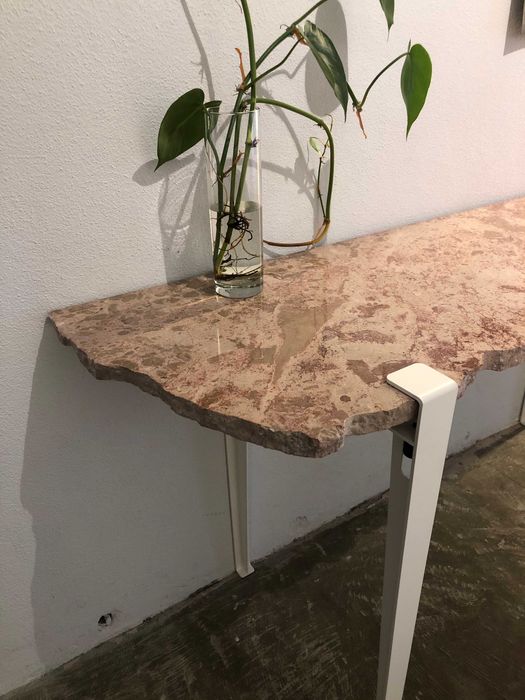 Marble Table with Metal Legs, Tiptoe Design64584617993857122