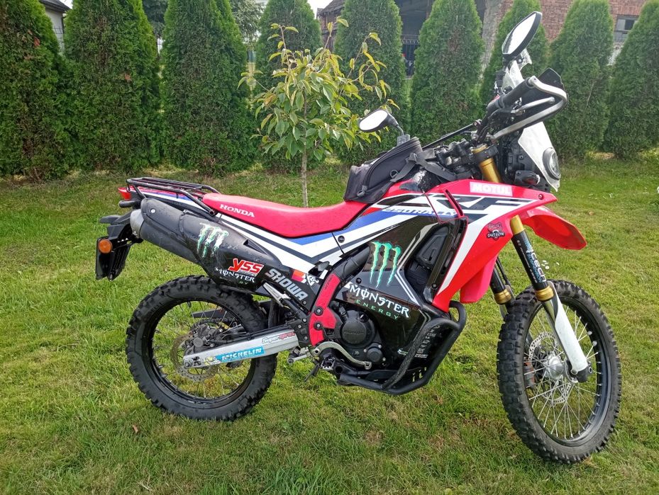 Honda CRF 250 Rally 2017 – zadbany egzemplarz, bogate wyposażenie