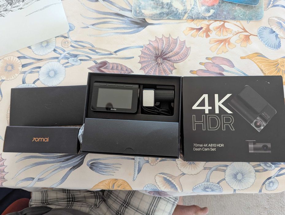 Dash camera de bordo 70mai 4k a810 hdr