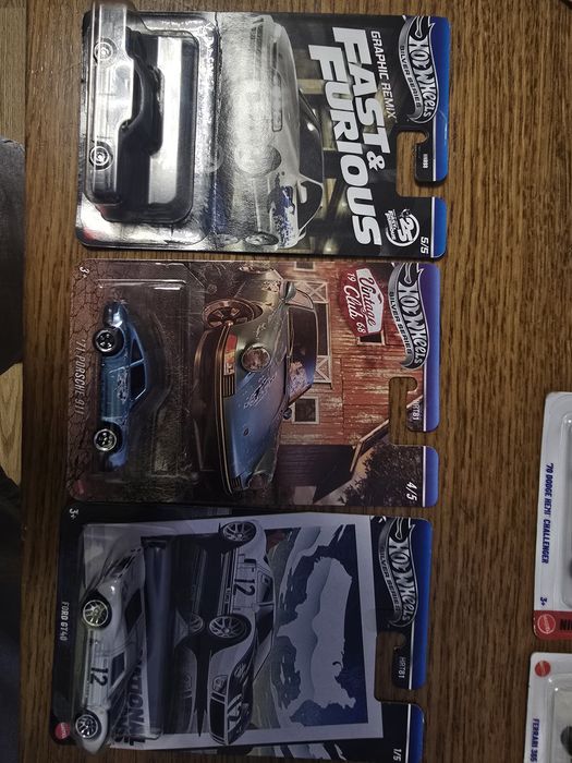 Колекційні машинки Hot Wheels & Bburago F1 (Ferrari, Porsche, JDM, McLaren)