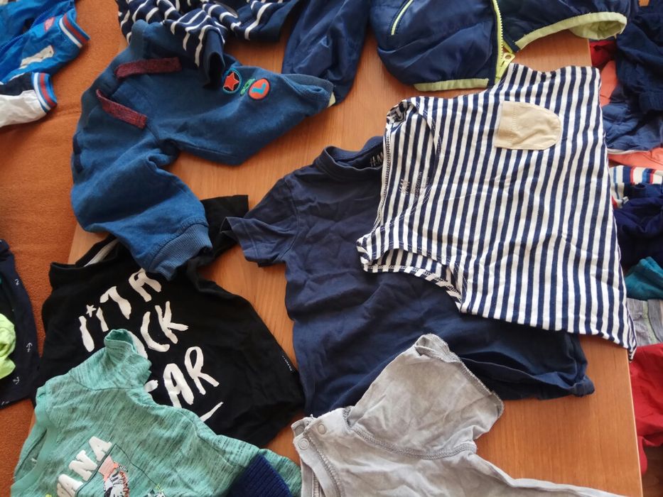 Zestaw ubrań dla chłopca rocznego 80 h&m Reserved f&f