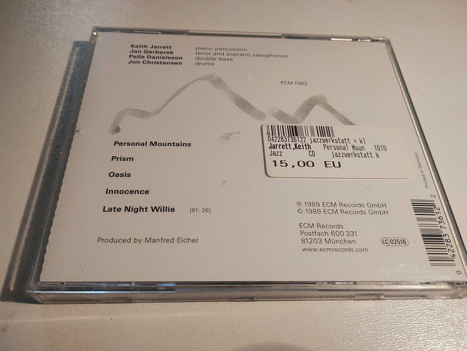 Personal Mountains Jan Garbarek ,Palle Danielsson , Jon Christensen