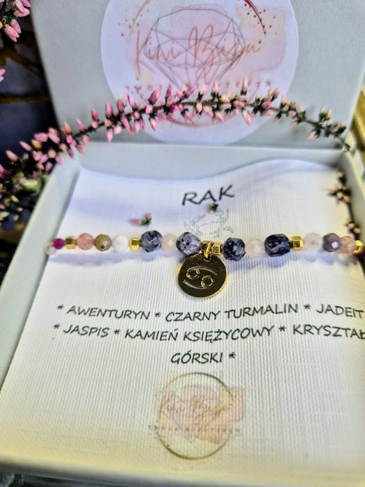 Bransoletka z kamieni naturalnych