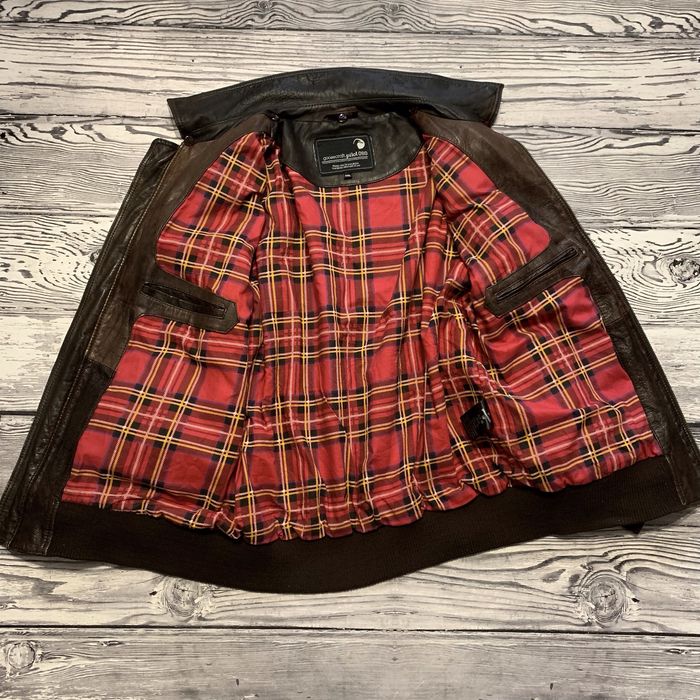 Кожаная куртка GooseCraft Aviator Flight Pilot Bomber Alpha Top Gun