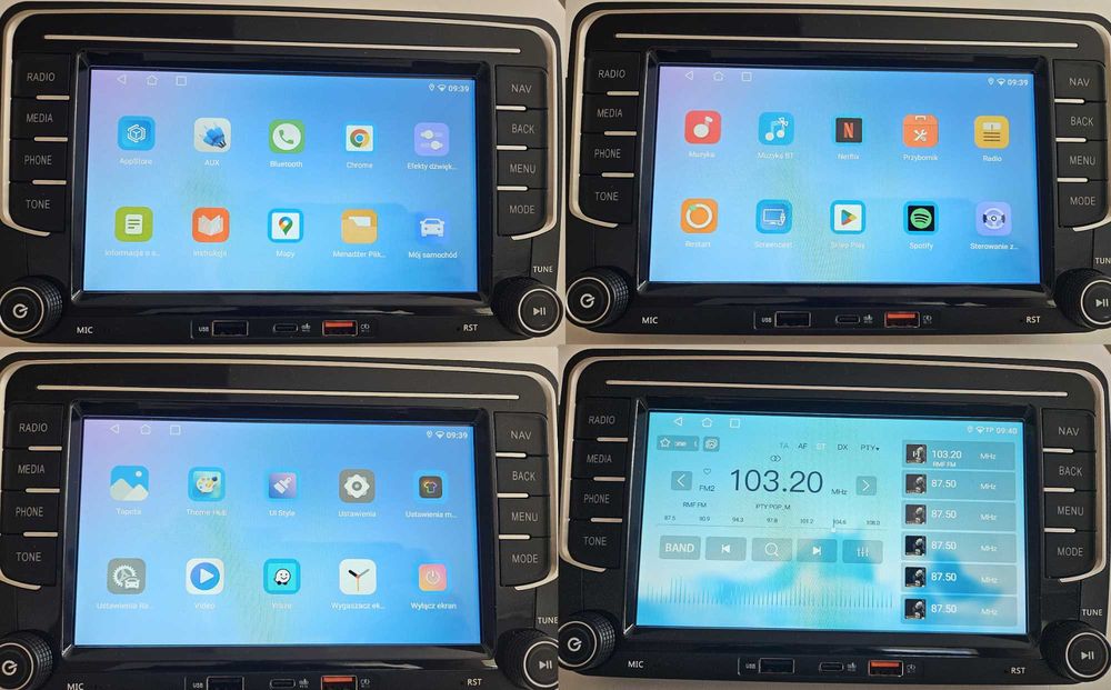 Radio Android do VW / Skoda / Seat – CarPlay, Android Auto | Kamera GRATIS!
