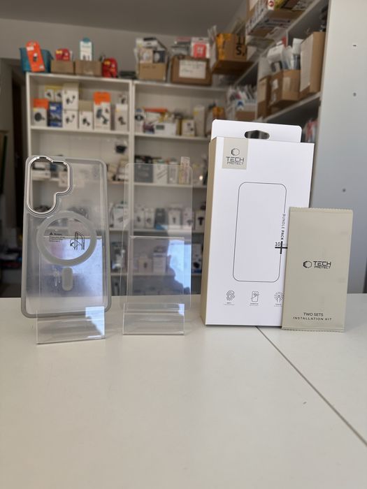 Etui Plecki z MagSafe + SZKŁO hartowane firmy TechProtect do SAMSUNG GALAXY S26 ULTRA