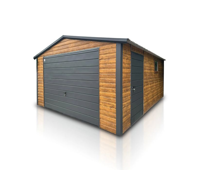 Garaż blaszany 4x6 garaże blaszane blaszak producent montaż transport