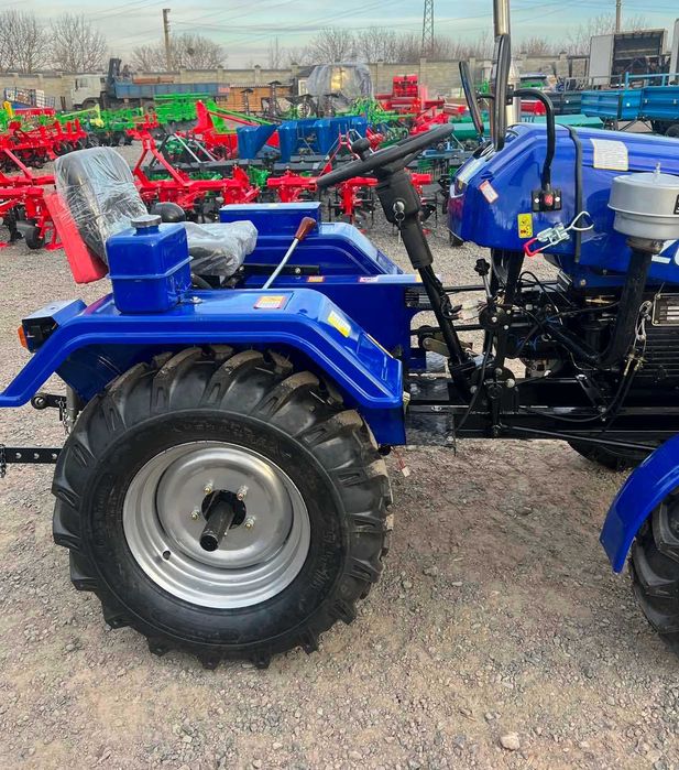 Новий трактор мототрактор БУЛАТ Т25 3-точка +фреза+плуг мінітрактор