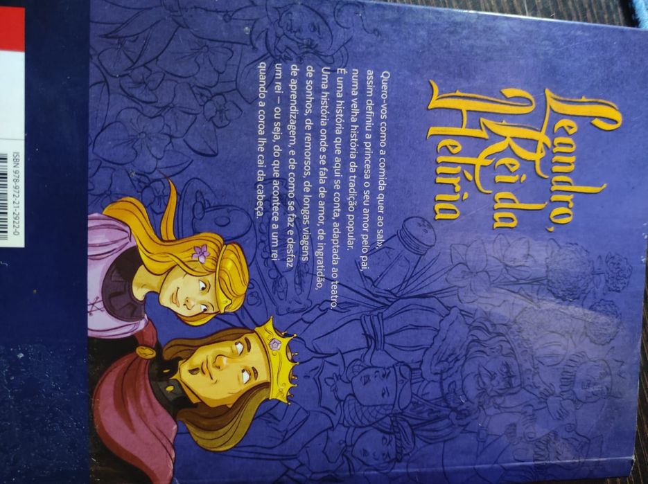 Livro "Leandro Rei da Helíria" (preço com portes incluídos)