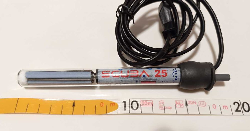 Aquário de Vidro Redondo (Globo) + Aquecedor + Filtro + Decorações