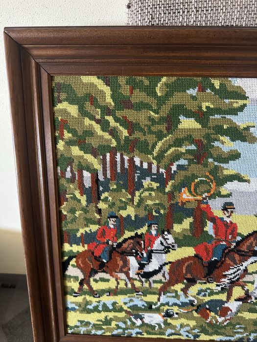 Quadro bordado a mão