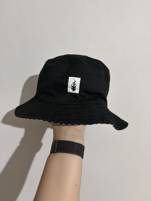 Bucket hat czapka kapelusz czarny bershka