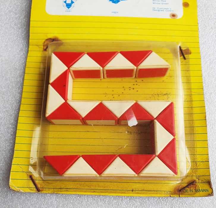 Antigo Jogo VTG Original ~ "IMAGINING SNAKE CUBE" ~ Taiwan ~ Anos 80