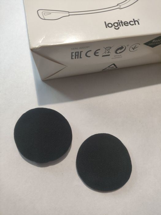 Амбушюри накладки для навушників Logitech та інші.. діаметр 55мм