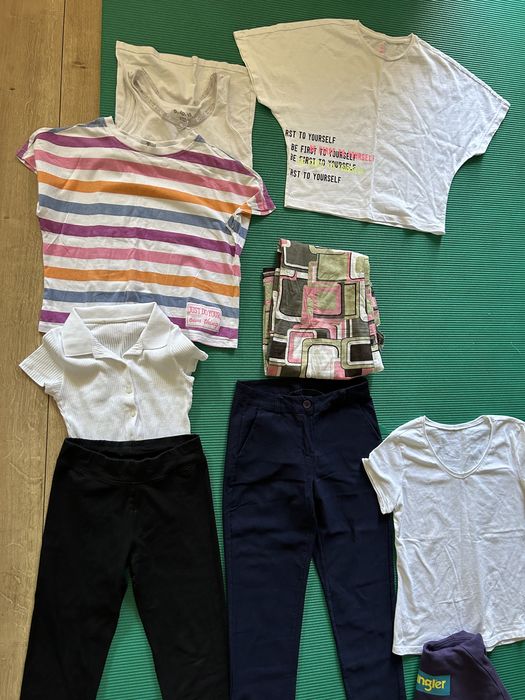 Paka rozmiar 140-152, bluza wrangler, guess, page young