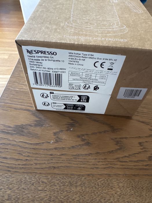 Nespresso Aeroccino 4 Novo