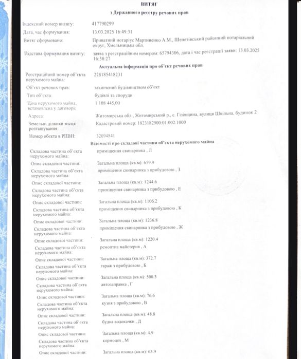 Ферма на 400 голів , корівники