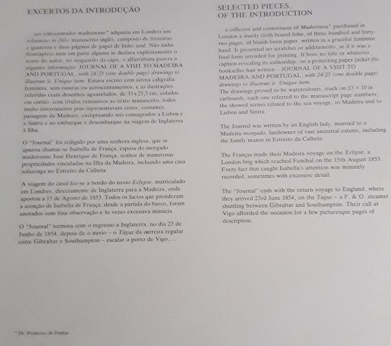 Vinte Ilustrações do jornal de uma visita à Madeira, Isabella de Franç