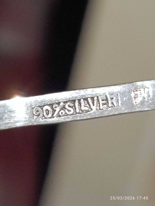 Colheres Chá Café Antigas Prata Chinesa Contrastada 12 cm