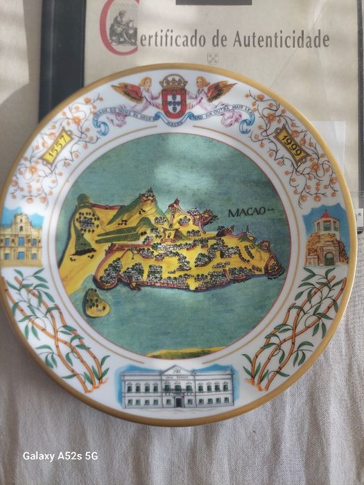 Prato comemorativo Macau