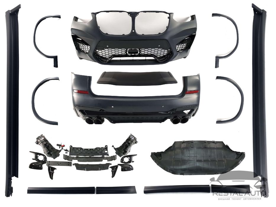 Обвес бампер BMW X3 G01 2018-2020 в стиле X3M F97 новый