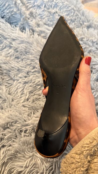 Туфлі Massimo Dutti, 40 розмір, леопардовий принт, slingback