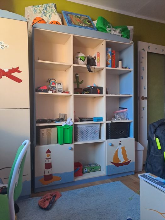 Meblik Podroznik + szafa + szuflady