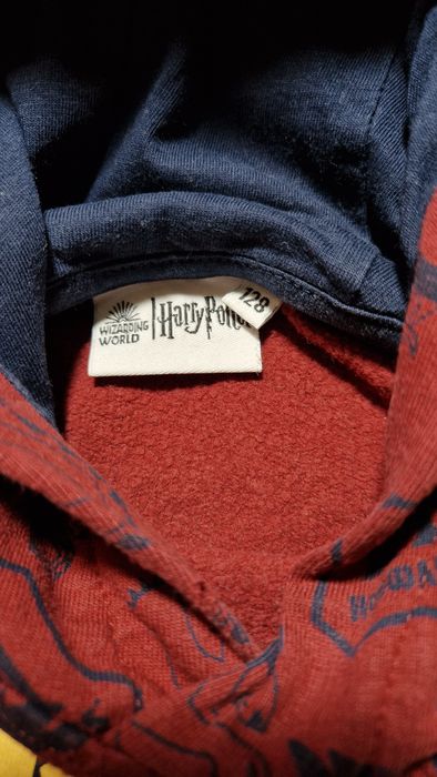 Bluza 122/128 harry potter z kapturem chłopięca