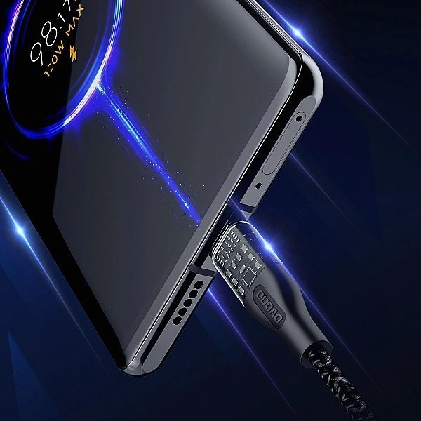 Kabel Dudao L22c Usb-c - Usb-c 120w 1m - szary